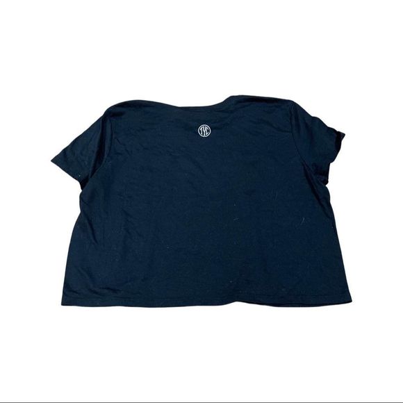 TYC quarantine bod black crop top size medium - Picture 2 of 3